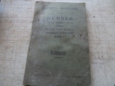 HUMBER  HAWK MK1, MK2, SUPER