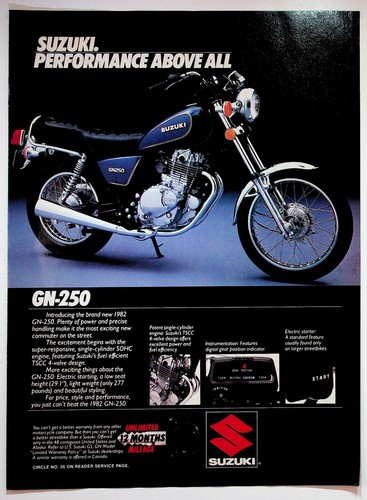 Suzuki 1982 250 - suzuki, motorcycle