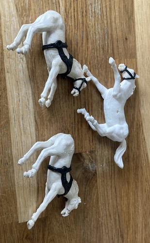 Timpo toys white - white, horses
