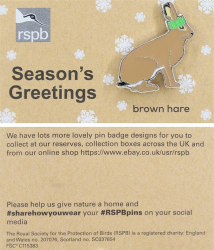 Rspb pin badge special - pin,