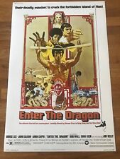 Movie Poster Bruce Lee Enter The Dragon 430mm x 640mm (Bit bigger than A2)