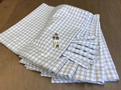Gingham part linen - linen, van