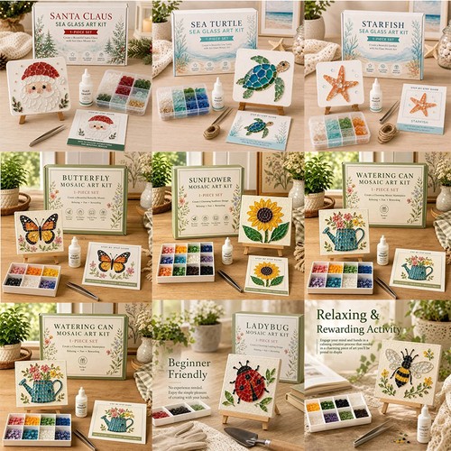 Hummingbird mosaic art kit - uk,