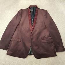Jacamo Mens Jacket 50 Burgundy