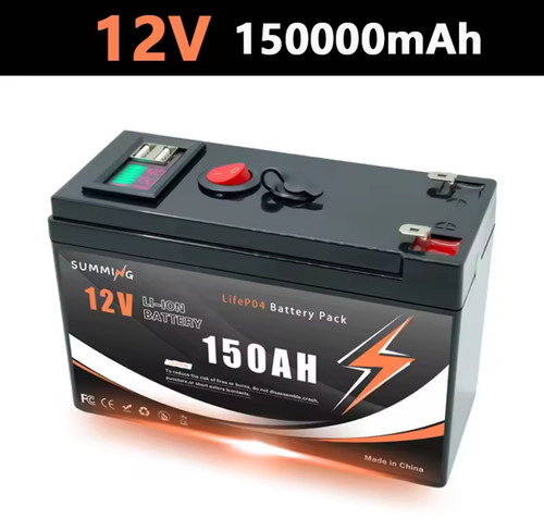 Lifepo4 12v 150ah rechargeable - 12v,