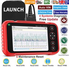 Launch Car ABS SRS Gearbox OBD2 Scanner Diagnostic Laptop Reset EPB Oil SAS TPMS