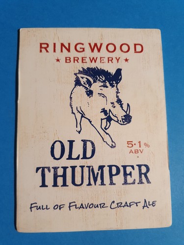Ringwood brewery old - old, thumper