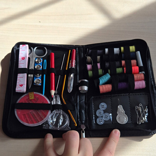 Travel sewing kit - sewing, set,