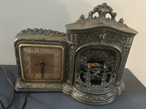 Antique united clock mantle - ,