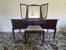 Vintage Stag Minstrel Mahogany Dressing Table