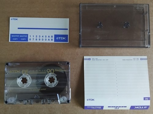 Tdk c90 tape - x,