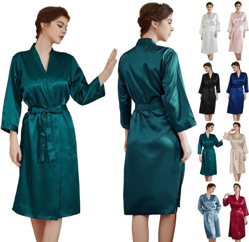 Long plain satin - long,
