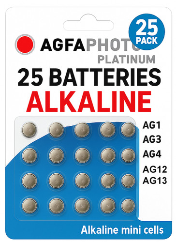 25x new agfa - alkaline, mini