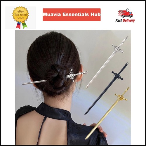Hair stick diy sword hairpin - hair,