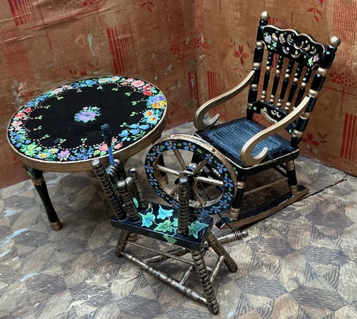 Vintage dolls house furniture - vintage,