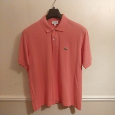 Men's Lacoste Polo Shirt Size 7 PTP Is 24 Inches Excellent Used Condition