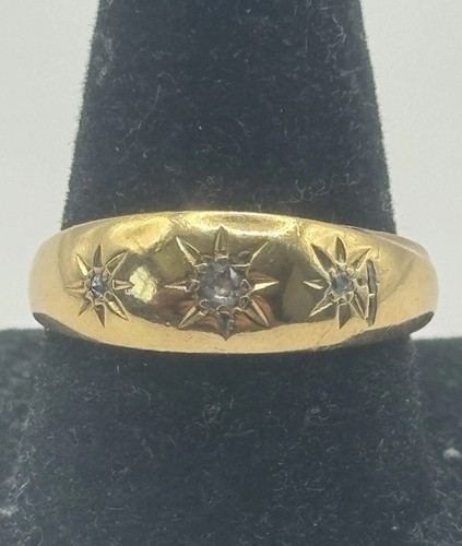 18ct yellow gold stone - 3,