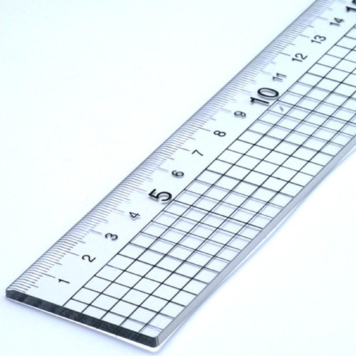 Jakar 30cm acrylic ruler - jakar, steel