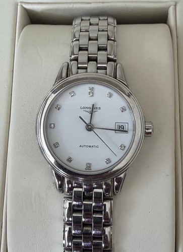 Longines flagship white ladies - white,