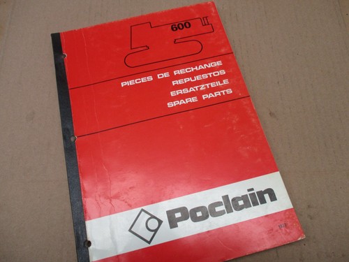 Poclain 600 600cl 600ck - poclain,