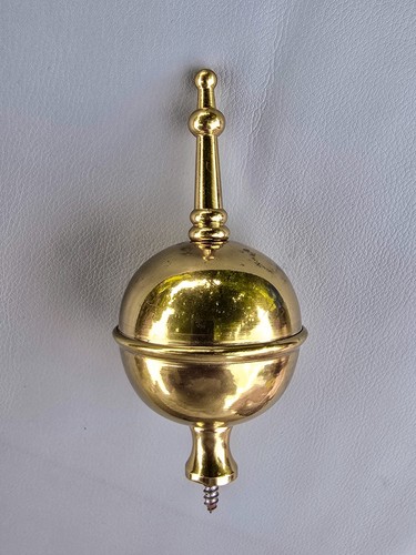 Vintage brass clock finial - vintage,