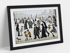 LS LOWRY, THE CRIPPLES- FRAMED