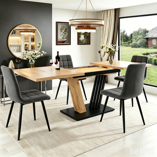 Extendable dining table - dining,