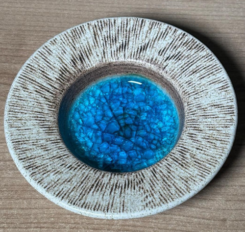 Purbeck pottery button dish - purbeck,