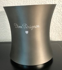 DOM PERIGNON GRAPHITE  PEWTER COOLER / BUCKET UNUSED SMALL TRANSPORT DAMAGE
