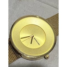 Lambretta Cielo Gold Tone Metal Chain Band  & Face Quartz Watch