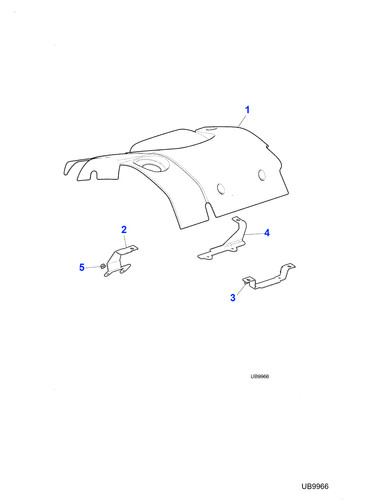 Jaguar engine cover bracket - jaguar,