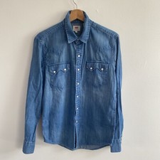 Levis Shirt Mens Small Blue