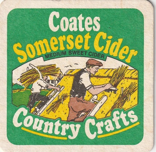 Beer mat coates cider - beer,