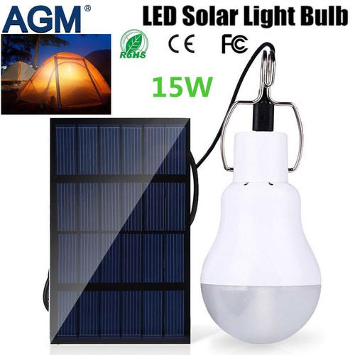 Solar powered shed light bulb - powered,