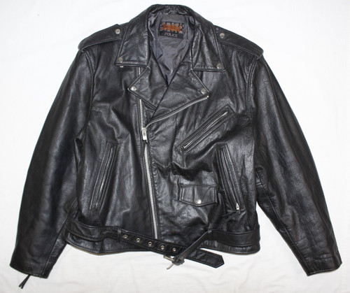 Street steel leather jacket - &,