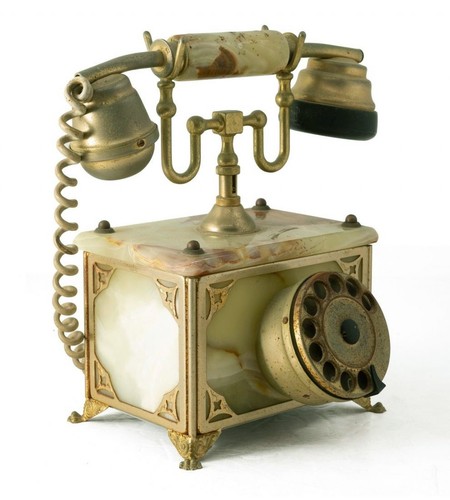 Vintage heavy telephone - vintage,