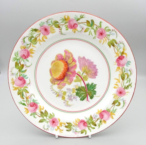 Antique hand painted - hand, floral