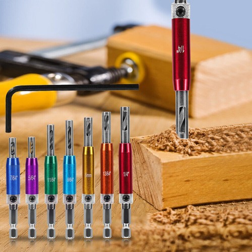 Hex self centering hinge drill - self,