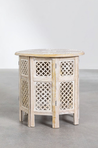 Wooden round side - round,