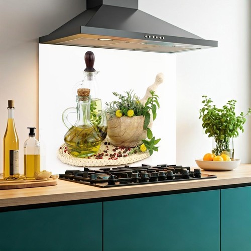 Printed glass kitchen - glass,