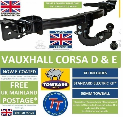 Towbar for vauxhall corsa - towbar, (d