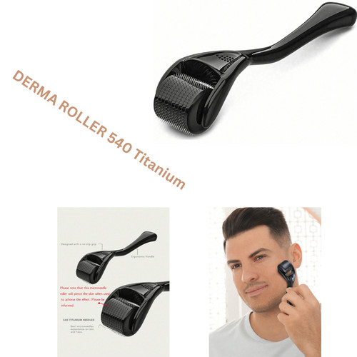 1pc derma roller - 540, titanium