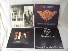 LOT of 4 GOTHIC 12" THE SISTERS OF MERCY FIELDS NEPHILIM MISSION ROSE AVALANCHE