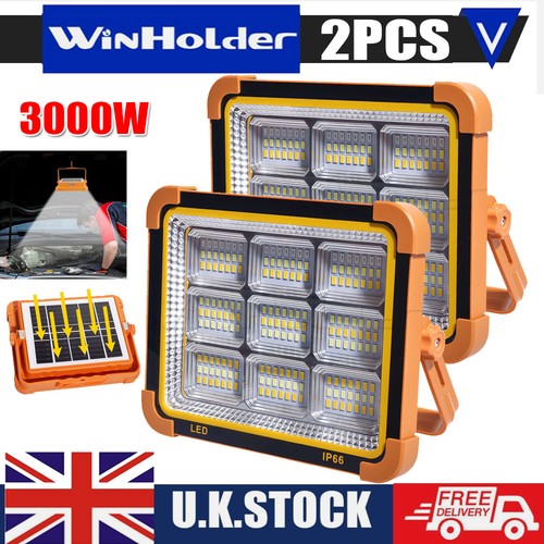 3000w rechargeable led work - 2x,