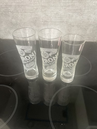 Peroni beer glasses half - glasses,