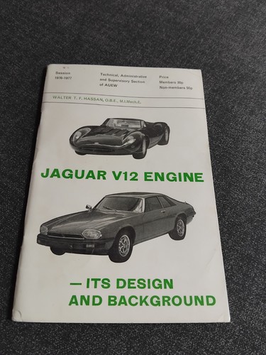 Jaguar v12 engine its design - jaguar,