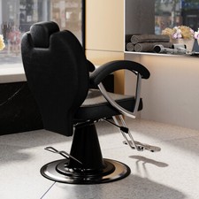 360° Swivel Barber Chair Height Adjustable Hairdressing Chair for Hair Salon NEW