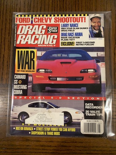 Drag racing monthly august - drag,