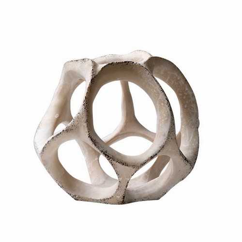 Openwork geometric sculpture - openwork,