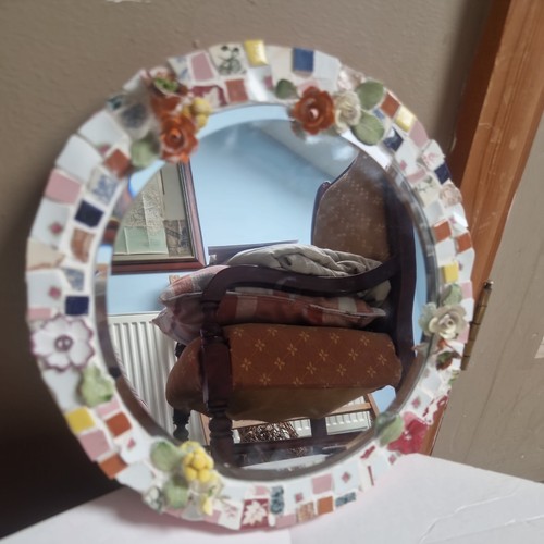 Handmade mosaic vintage flower - handmade,